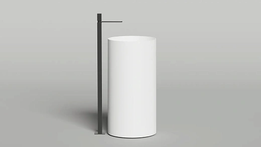 130411G Раковина напольная Salini ARMONIA ROUND 01 (S-Sense, глянцевый)